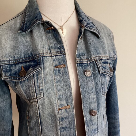 Vintage Denim Jean Jacket - Picture 2 of 11